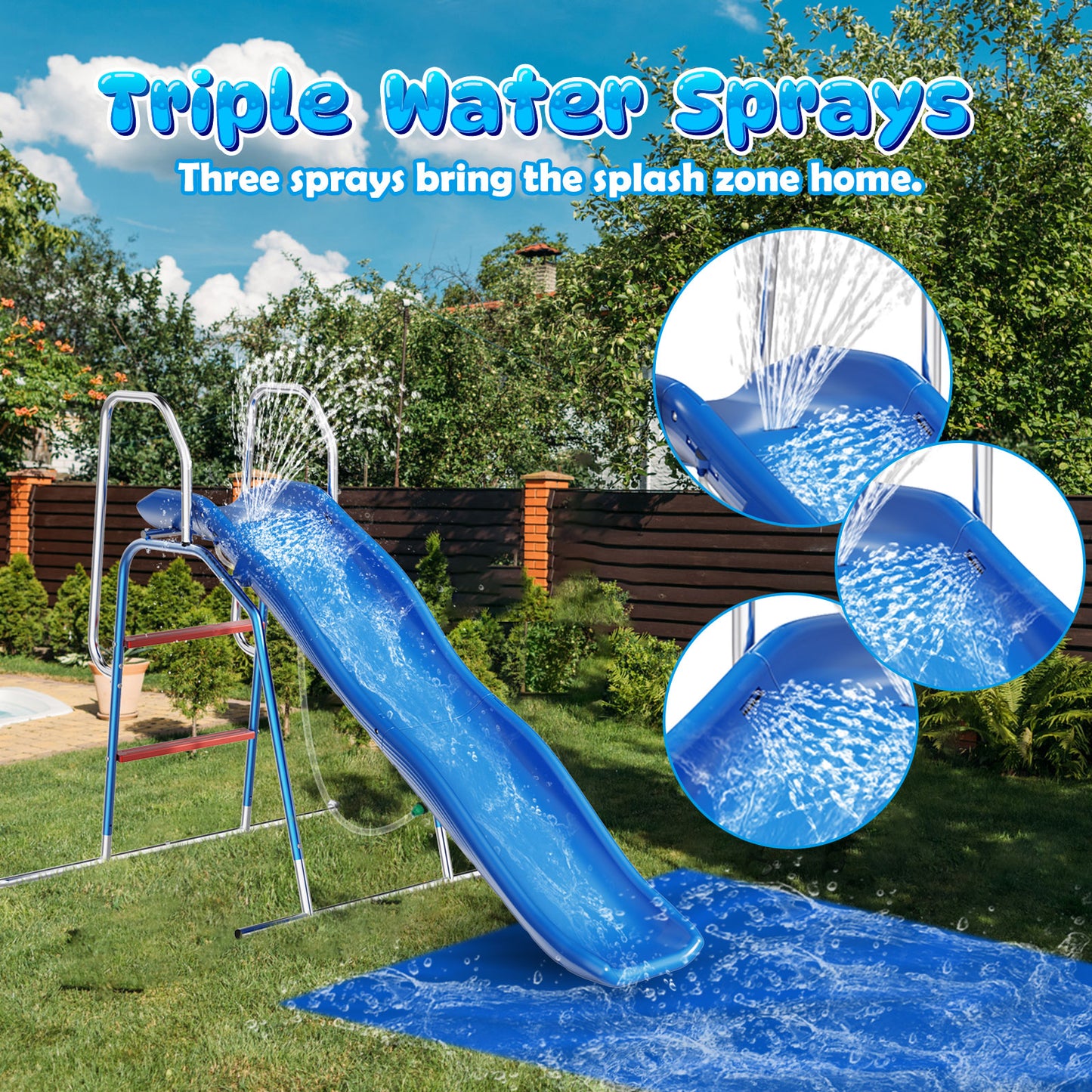 OHYEMO Water Slide for Kids